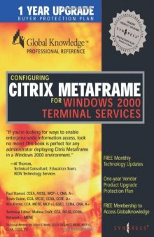 Configuring Citrix MetaFrame for Windows 2000 terminal services