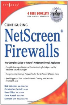 Configuring NetScreen firewalls