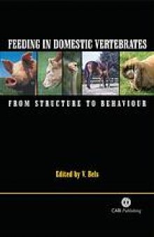 Feeding in domestic vertebrates : from structure to behaviour