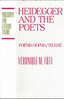 Heidegger and the Poets