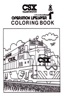 CSX Transportation - Operation Lifesaver Coloring Book