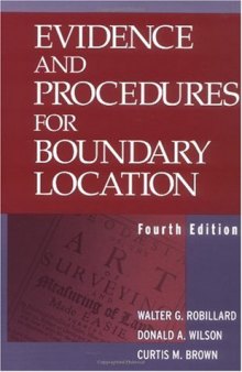 Evidence and Procedures for Boundary Location