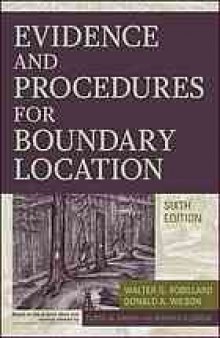 Evidence and procedures for boundary location
