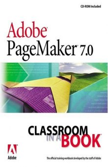 Adobe(R) PageMaker(R) 7.0 Classroom in a Book