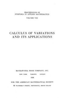 Calculus of variations and its applications