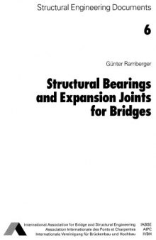 Structural bearings and expansion joints for bridges