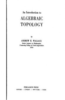 An introduction to algebraic topology