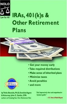 IRAs, 401(k)s & Other Retirement Plans: Taking Your Money Out  