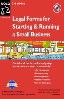 Legal Forms for Starting & Running a Small Business