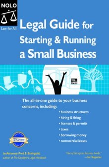 Legal Guide For Starting & Running A Small Business