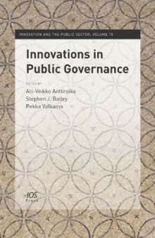 Innovations in Public Governance - Volume 15 Innovation and the Public Sector