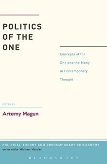 Politics of the One: Concepts of the One and the Many in Contemporary Thought