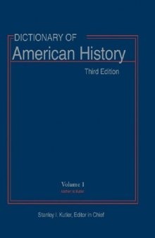 Dictionary of American History 10 volume set 3rd Edition