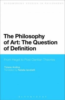 The philosophy of art : the question of definition