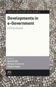 Developments in e-Government: A Critical Analysis - Innovation and the Public Sector