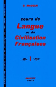 Cours De Langue Et De Civilisation Françaises