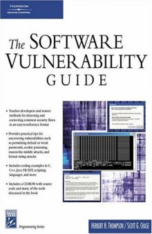The software vulnerability guide