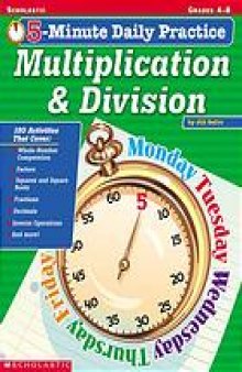 5-minute daily practice : multiplication & division