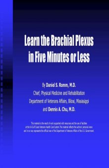 Learn Brachial plexus In 5 minutes or Less