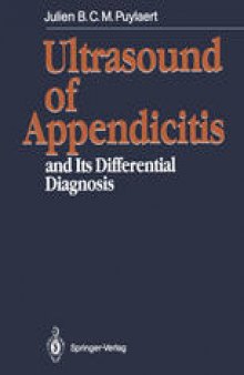 Ultrasound of Appendicitis: and Its Differential Diagnosis