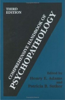 Comprehensive handbook of psychopathology