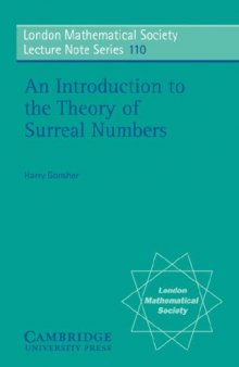 An introduction to the theory of surreal numbers