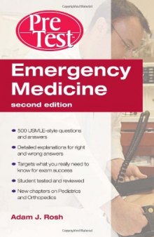 Emergency Medicine PreTest Self-Assessment and Review, 