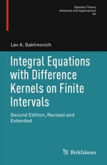 Integral equations with difference kernels on finite intervals