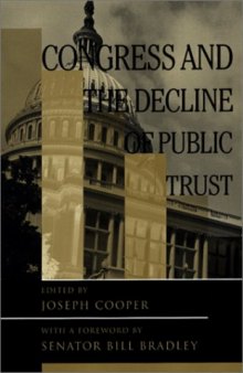 Congress and the Decline of Public Trust