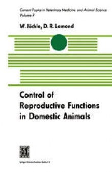 Control of Reproductive Functions in Domestic Animals