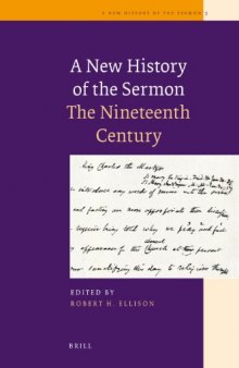 A New History of the Sermon: the Nineteenth Century