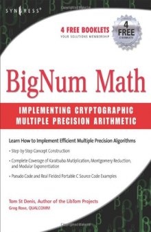 Big: Num Math. Implementing Cryptographic Multiple Precision Arithmetic