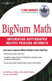 BigNum Math. Implementing Cryptographic Multiple Precision Arithmetic