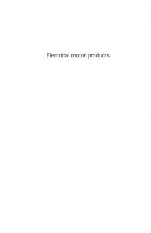 Electrical motor products: International energy-efficiency standards and testing methods