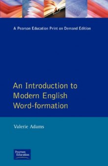 An Introduction to Modern English Word Formation