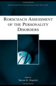 Rorschach Assessment of the Personality Disorders (Lea Series in Personality and Clinical Psychology)