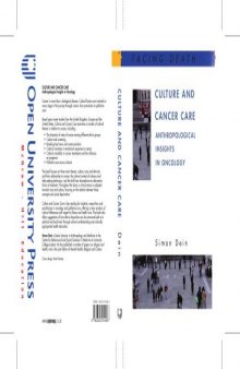 Culture and cancer care : anthropological insights in oncology