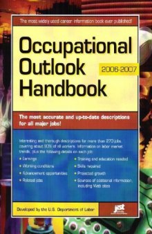 Occupational Outlook Handbook 2006-2007 (Occupational Outlook Handbook (Jist Works))