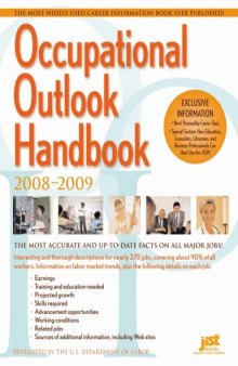Occupational Outlook Handbook, 2008-2009 (Jist Works)