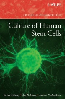 Culture of human stem cells