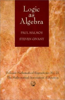 Logic as algebra