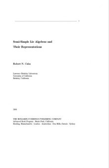 Semi-Simple Lie Algebras and their Representations (Draft)