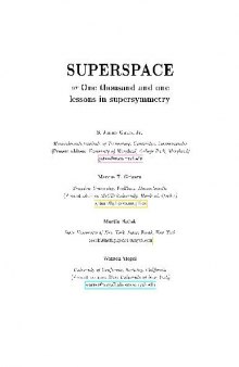 Superspace, or One thousand and one lessons in supersymmetry
