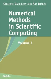 Numerical Methods in Scientific Computing: Volume 1  