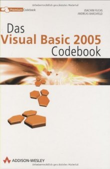 Das Visual Basic 2005 Codebook