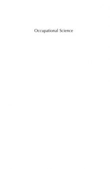 Occupational Science: Society, Inclusion, Participation