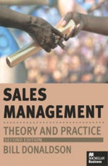 Sales Management: Theory and Practice