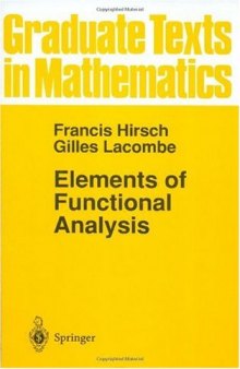 Elements of Functional Analysis