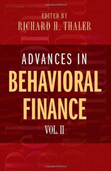 Advances in behavioral finance,