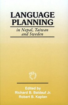 Language planning in Nepal, Taiwan, and Sweden